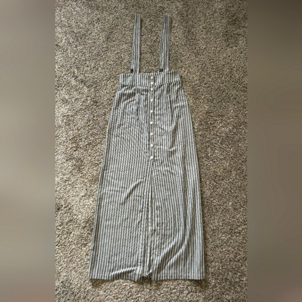 En Creme| Spaghetti Strap Button Up Sundress